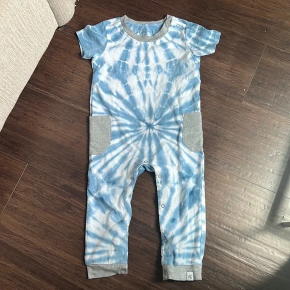 Burt's Bees Baby One Pieces Burts Bees Baby Tiedye Jumpsuit